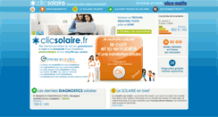 Desktop Screenshot of clicsolaire.fr