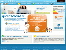 Tablet Screenshot of clicsolaire.fr